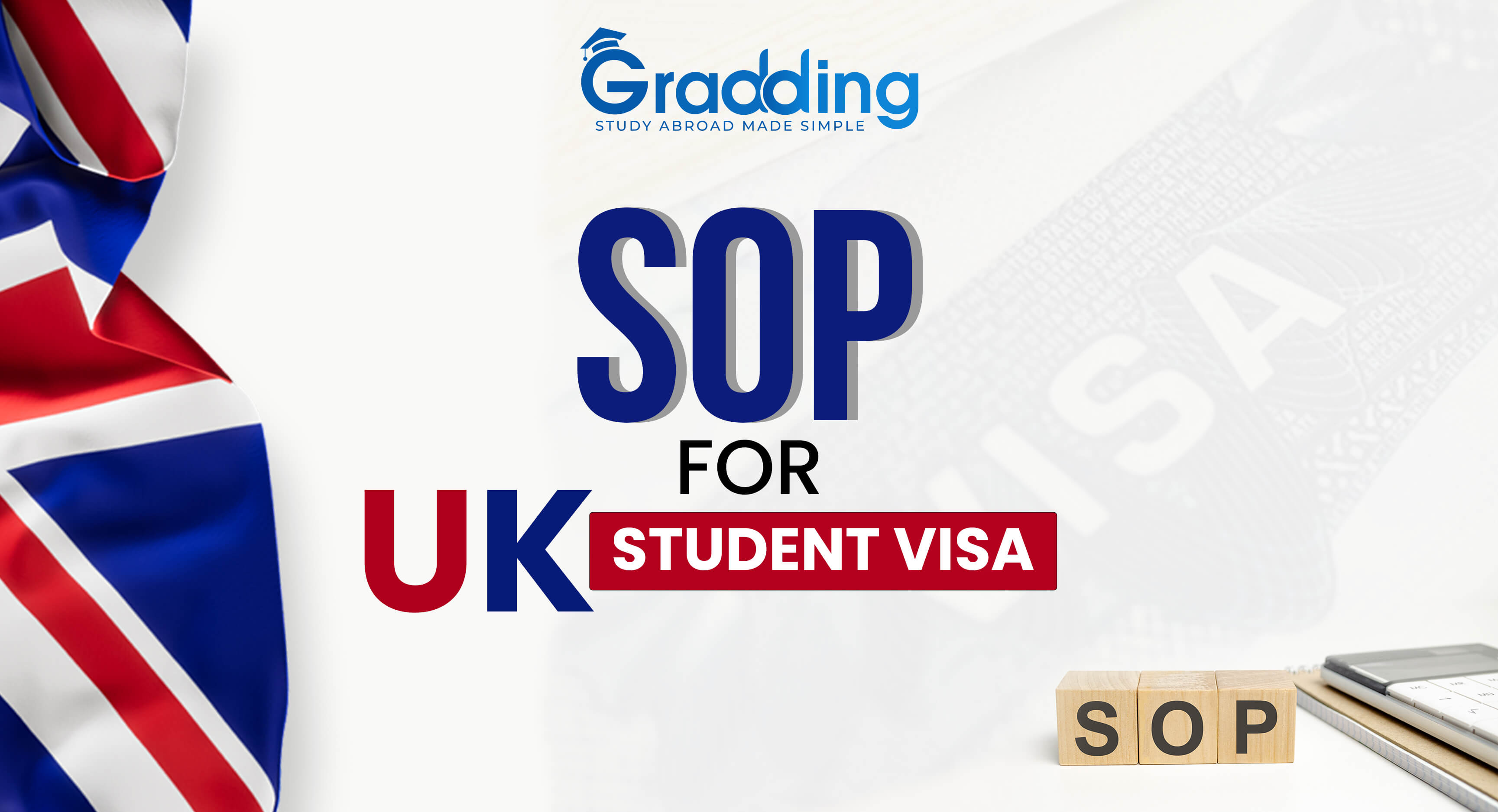 Tips by gradding.com on how to write an SOP for UK student visa